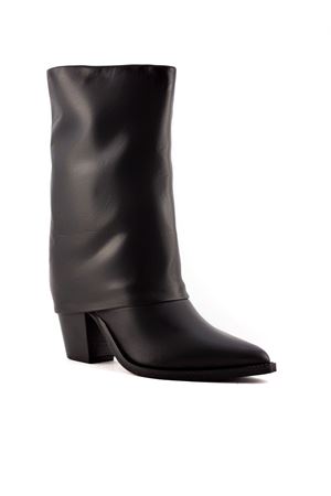 Stivale in pelle nera JULIE DEE | MW502NERO
